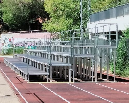 Alquiler gradas eventos deportivos
